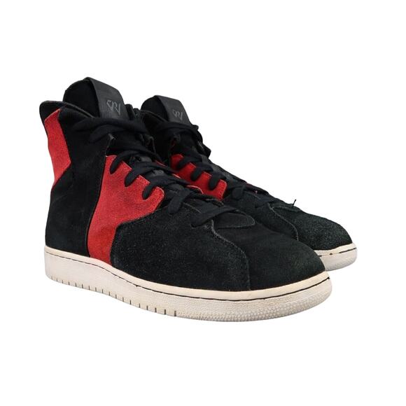 Jordan Sneakers Youth 6.5 Westbrook 0.2 Leather Black Red Basketball Lifestyle - Picture 1 of 16